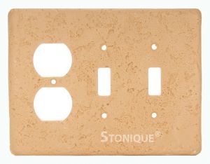 Stonique® Duplex Switch Switch Combo in Cocoa